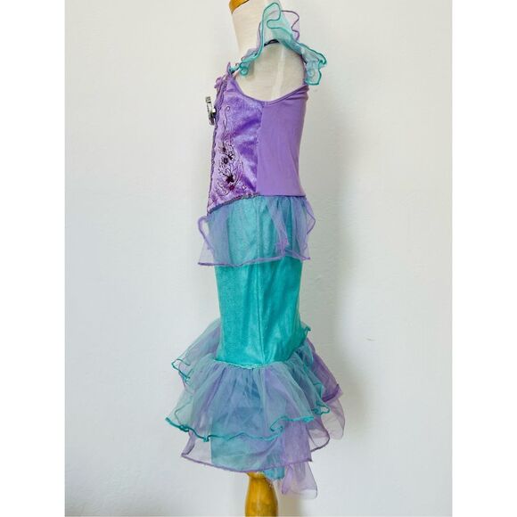 NEW Disney Store Kids Girls 4 Ariel Mermaid Costume - Picture 2 of 7
